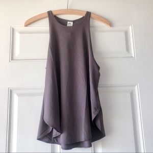 FABLETICS NWT Dark Grey Cashel Cropped Swing Tank